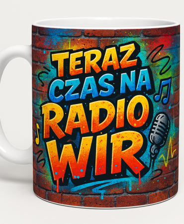 Kubek ceramiczny RadioWiR Graffiti Edition