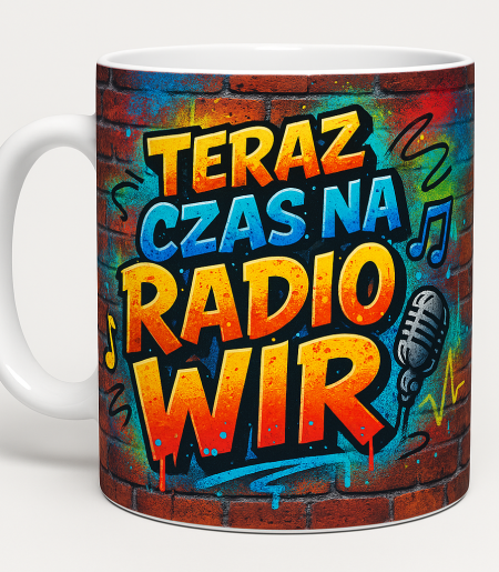 Kubek ceramiczny RadioWiR Graffiti Edition